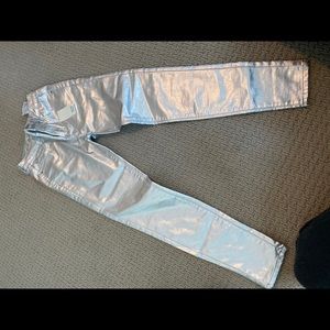 - Silver Zara jeans 36 never worn